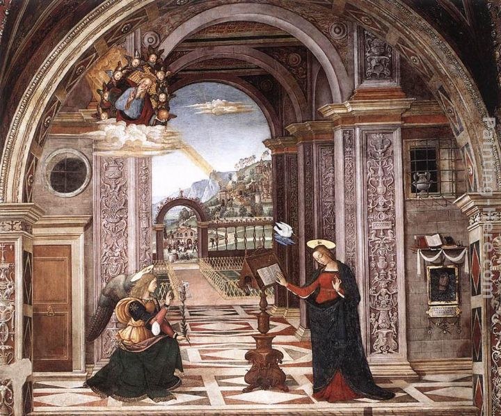 Bernardino Pinturicchio Annunciation